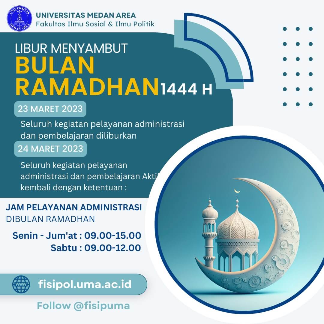 Pengumuman Libur Dan Jam Pembelajaran Pada Bulan Ramadhan 1444 H Prodi Administrasi Publik 0949